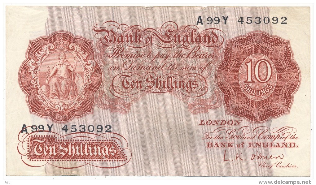 TEN SHILLINGS - 10 Schillings