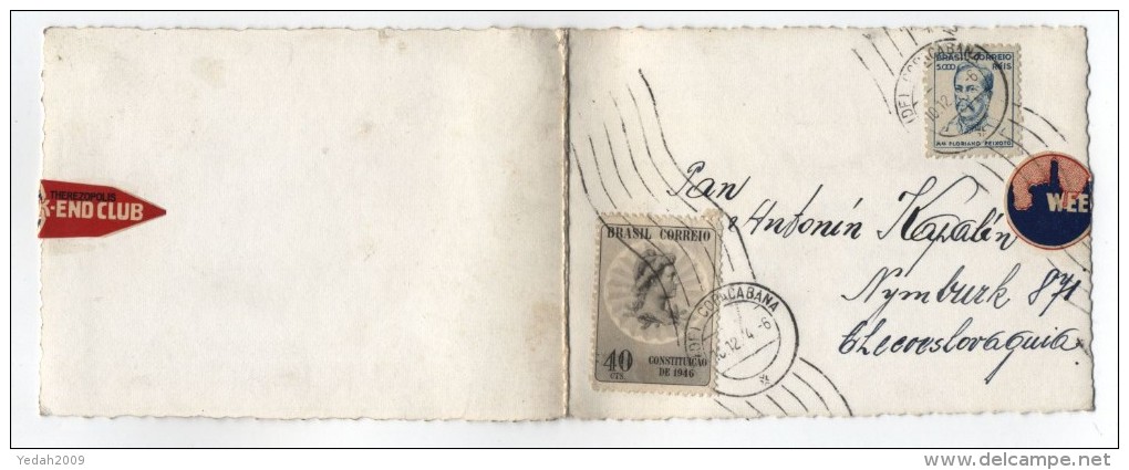 Brazil/Germany COVER WITH PHOTO - Postal Stationery