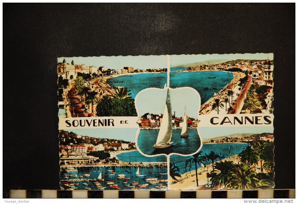 CP, 06, CANNES Souvenir De Cannes Multivues   N°6745 Edition MAR - Cannes