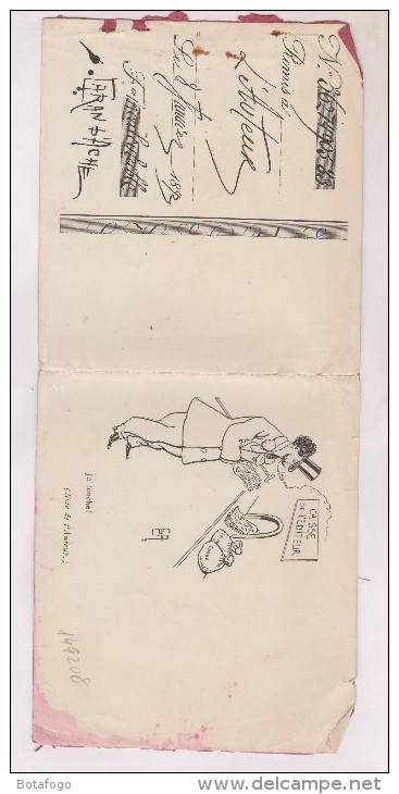 DESSIN ANTI SEMITE ILLUSTRATEUR CARAN D ACHE En 1892!! - Caran D'Ache