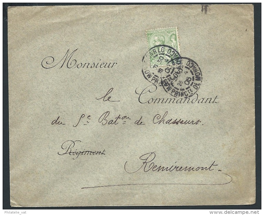 MONACO - Enveloppe Pour Remiremont En 1905 - A Voir - Lot P13949 - Briefe U. Dokumente