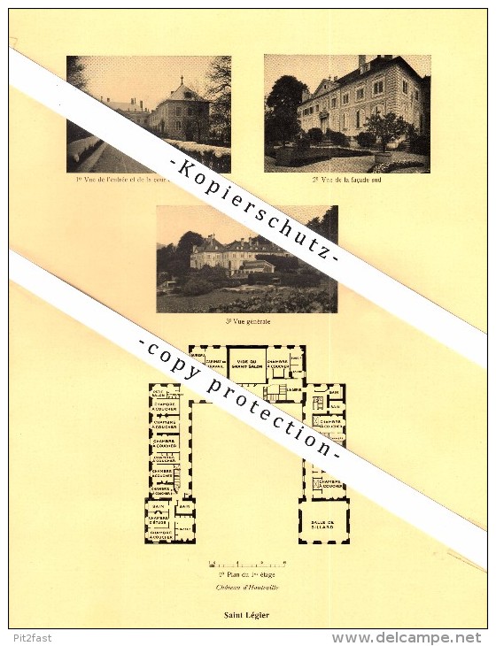 Photographien / Ansichten , 1925 , Saint-Légier-La Chiésaz , Prospekt , Architektur , Fotos !!! - Autres & Non Classés