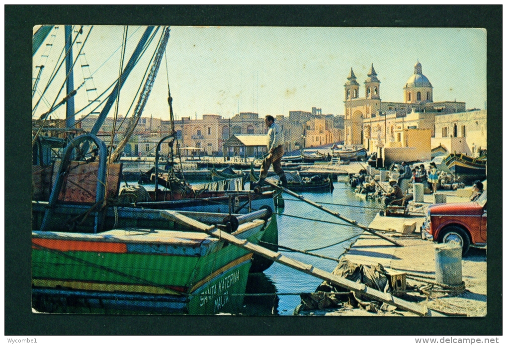 MALTA  -  Marsaxlokk  Used Postcard As Scans - Malte