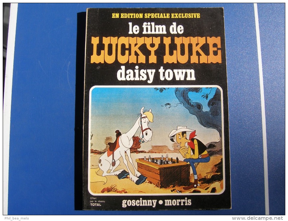 BD - LUCKY LUKE - PUB TOTAL 1972 COUVERTURE SOUPLE - DAISY TOWN, LE FILM - MORRIS / GOSCINNY - Lucky Luke