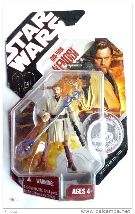 FIGURINE STAR WARS 1995 BLISTER REVENGE OF THE SITH SAGA LEGENDS OBI-WAN KENOBI - Power Of The Force