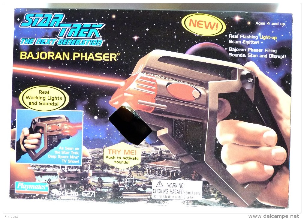 STAR TREK Playmates 1995 BAJORAN PHASER EN BOITE NEUF - Star Trek