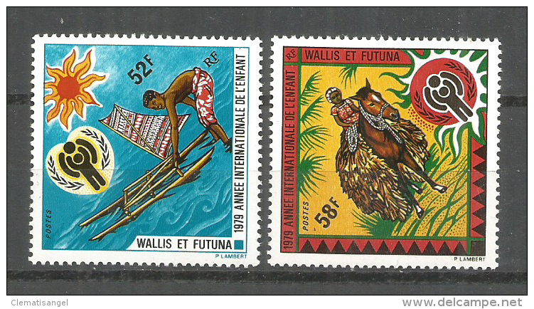 10x * WALLIS ET FUTUNA * JAHR DES KINDES * 1979 * UNGEBRAUCHT ** !! - Unused Stamps