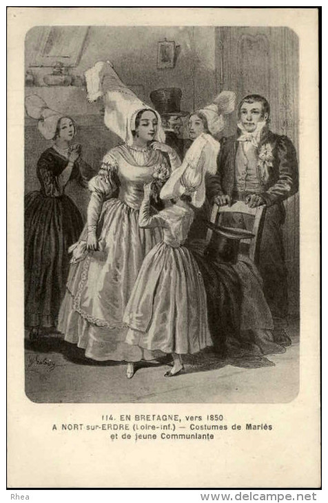 44 - NORT-SUR-ERDRE - Mariés Et Communiante - Série EN BRETAGNE - Nort Sur Erdre