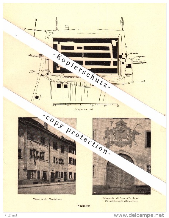 Photographien / Ansichten , 1918 , Neunkirch , Prospekt , Architektur , Fotos !!! - Neunkirch