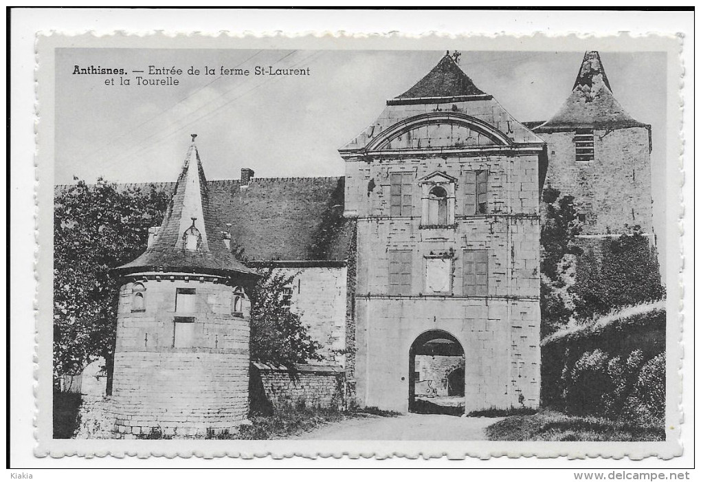 (D14 - 5 - ) Anthisnes - Entrée De La Ferme St-Laurent Et La Tourelle - Anthisnes