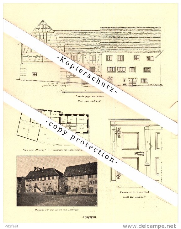 Photographien / Ansichten , 1918 , Stein Am Rhein , Thayngen , Prospekt , Architektur , Fotos !!! - Stein Am Rhein