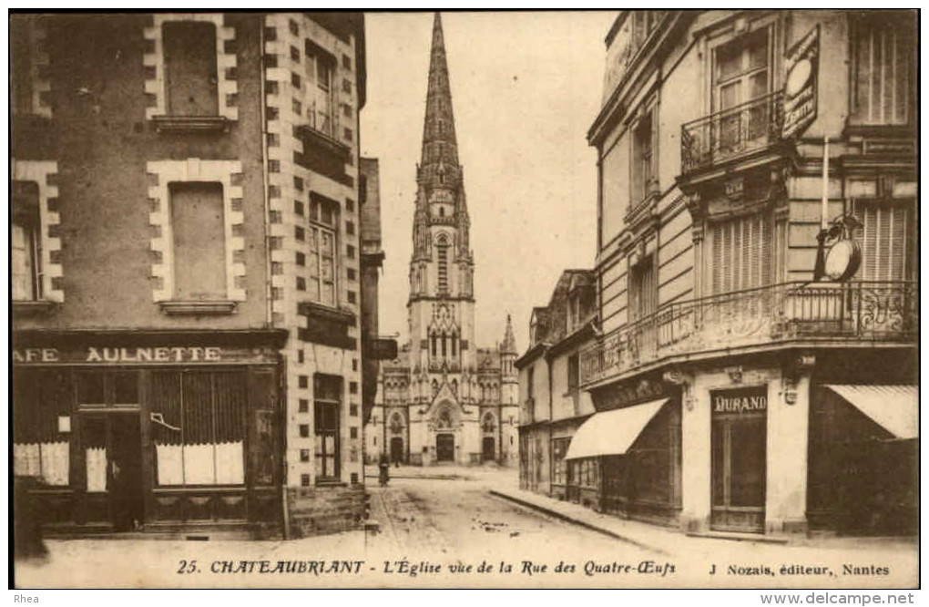 44 - CHATEAUBRIANT - Enseigne Horloge - Châteaubriant