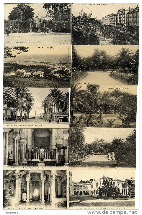 ALGERIE  ALGER  LOT 46 CARTES ANCIENNES - Algiers