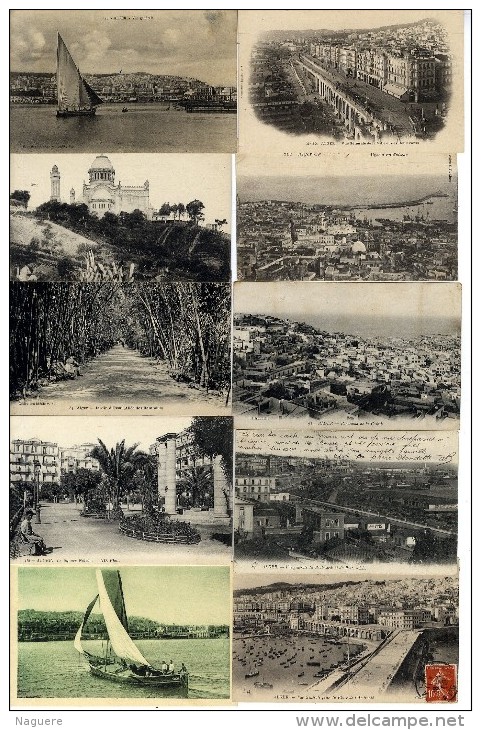 ALGERIE  ALGER  LOT 46 CARTES ANCIENNES - Algiers