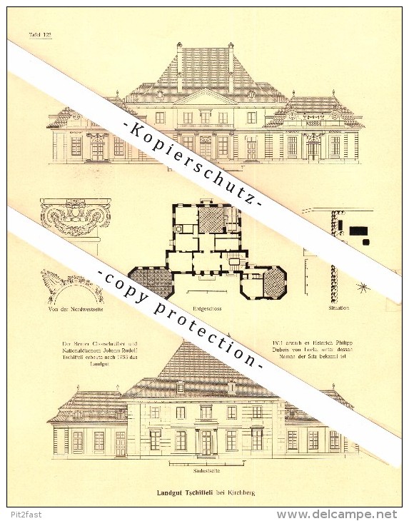 Photographien / Ansichten , 1922 , Landgut Obergurzelen , Märchligen , Tschiffeli B. Kirchberg , Architektur , Fotos !!! - Kirchberg