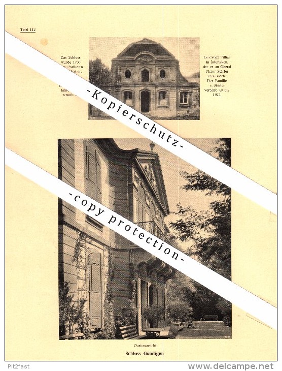 Photographien / Ansichten , 1922 , Gut Oberried B. Belp Und Muri - Gümligen , Prospekt , Architektur , Fotos !!! - Belp