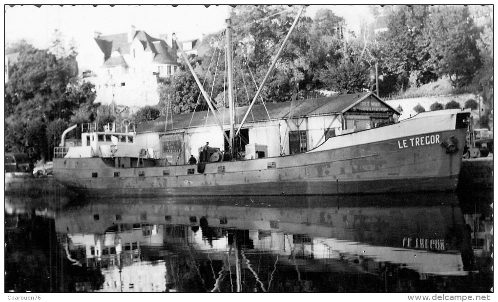 Bateau Identifié  " Le Tregor " COMPAGNIE BRETONNE DE CABOTAGE - Bateaux