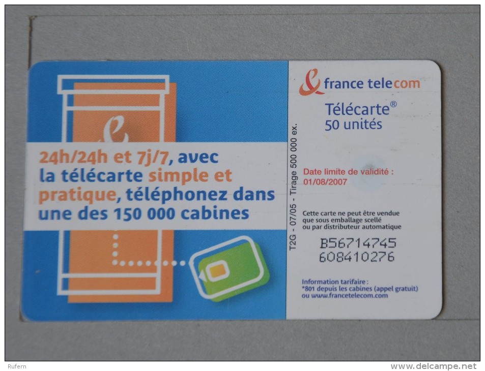 TÉLÉCARTE - 2 SCAN  -   50  UNITÉS  (Nº13014) - Phonecards: Internal Use