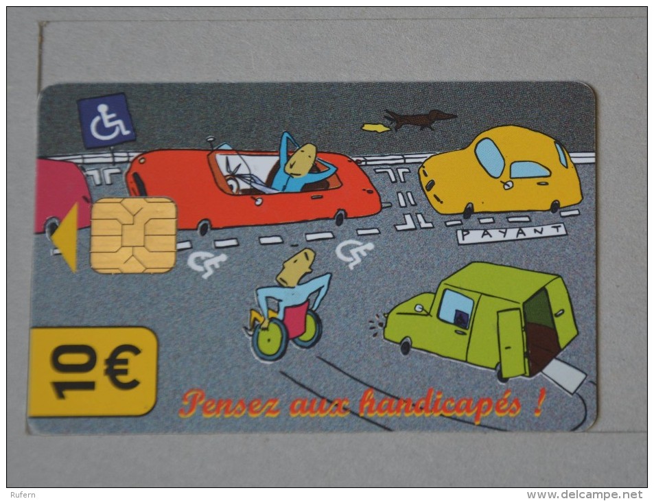 TÉLÉCARTE - 2 SCAN  -   10  EUROS  (Nº13020) - Parkkarten