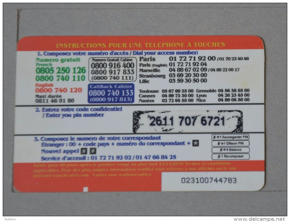 TÉLÉCARTE - 2 SCAN  -   7,5  EUROS  (Nº13030) - Phonecards: Internal Use
