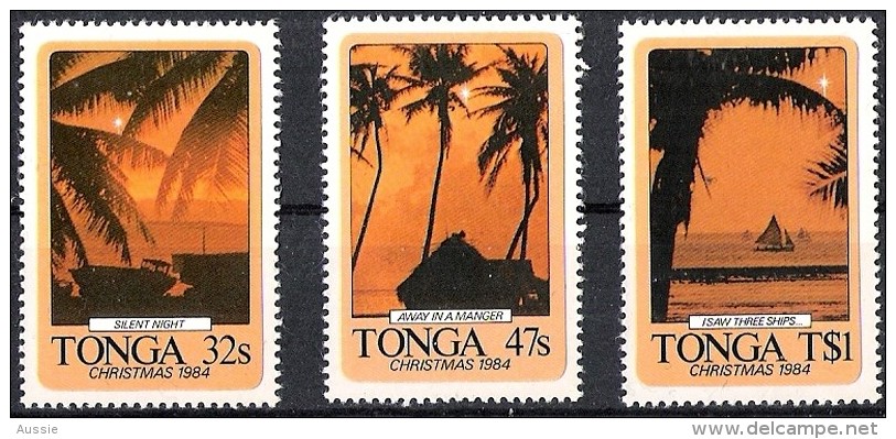 Tonga 1984 Yvertn° 586-88 *** MNH  Cote 7 €  Noël Christmas Kerstmis - Tonga (1970-...)