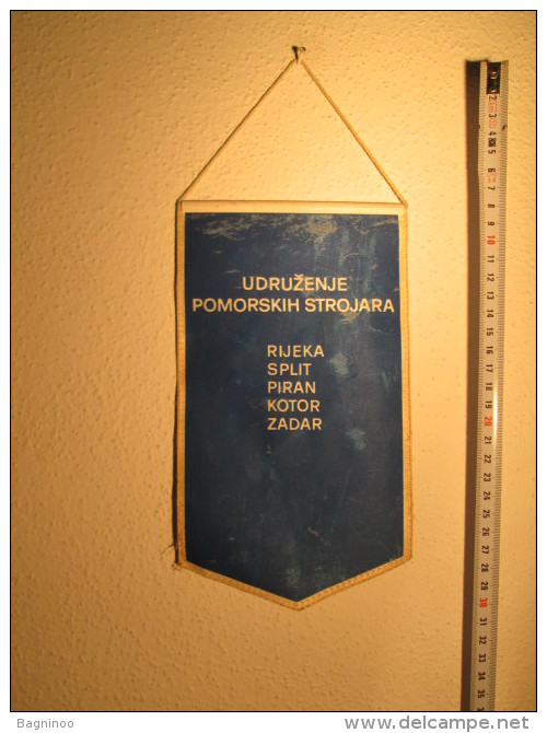 Assosiation Of Marine Engineers Of Yugoslavia Pennant - Other & Unclassified