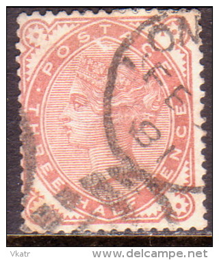 GREAT BRITAIN 1880 SG #167 1½d Used CV £60 - Used Stamps