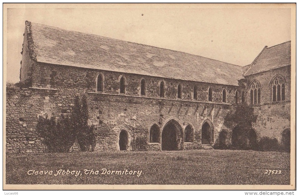 C1900 CLEEVE ABBEY -  THE DORMITORY - Other & Unclassified