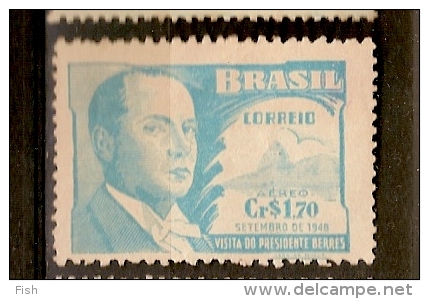 Brazil ** & Aereo, Visit Of The President Of Uruguay, Berres 1948 (57) - Airmail