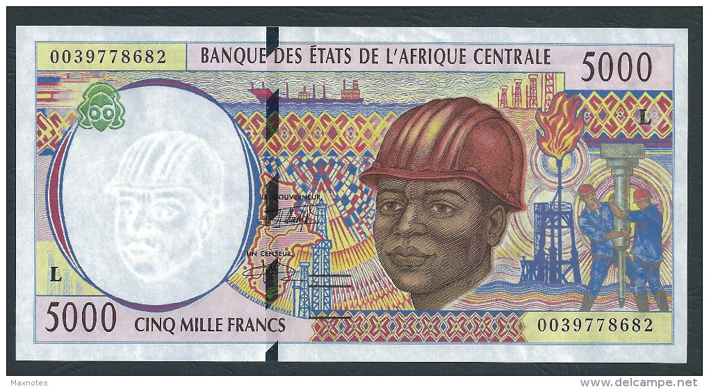 GABON (Central African States) : 5000 Francs  - 2000 - UNC - Aequatorial-Guinea