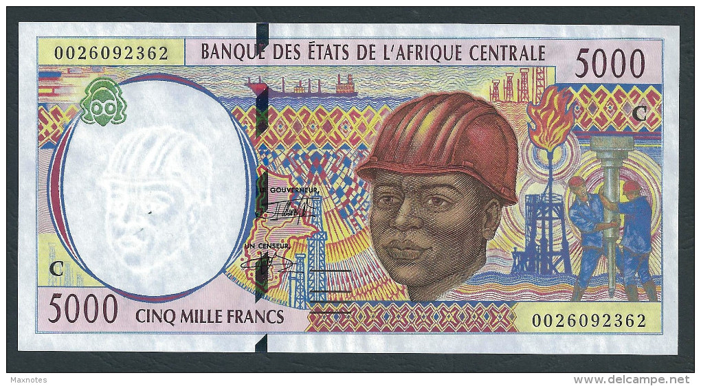 CONGO (Central African States) : 5000 Francs  - 2000 - UNC - Ohne Zuordnung