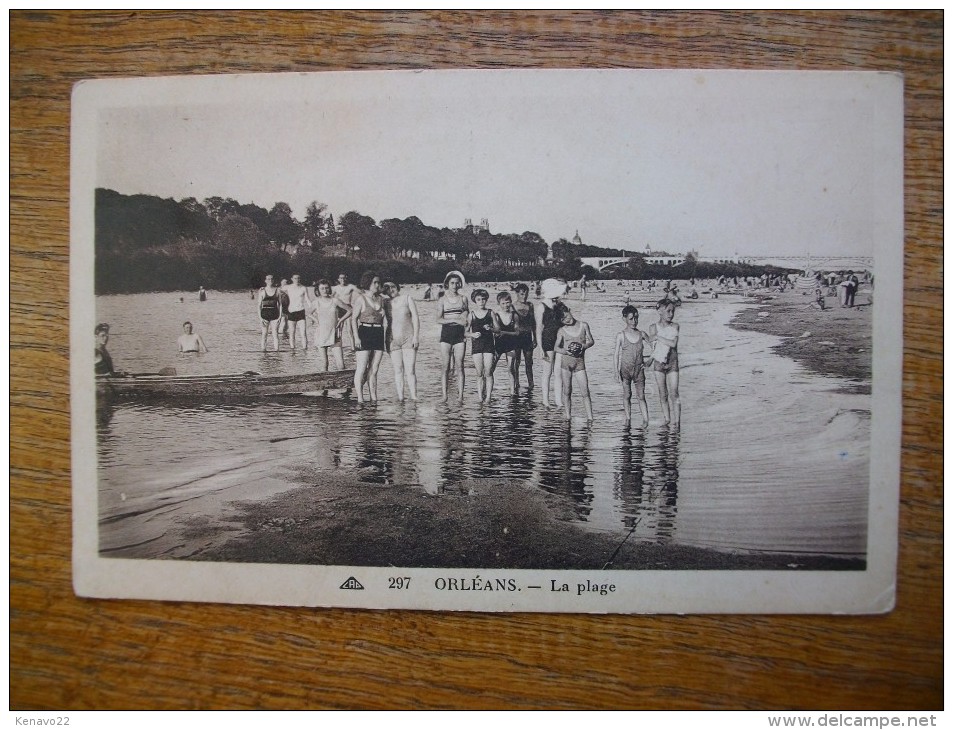 Orléans ,la Plage """ Carte Animée ""  1 "" - Orleans