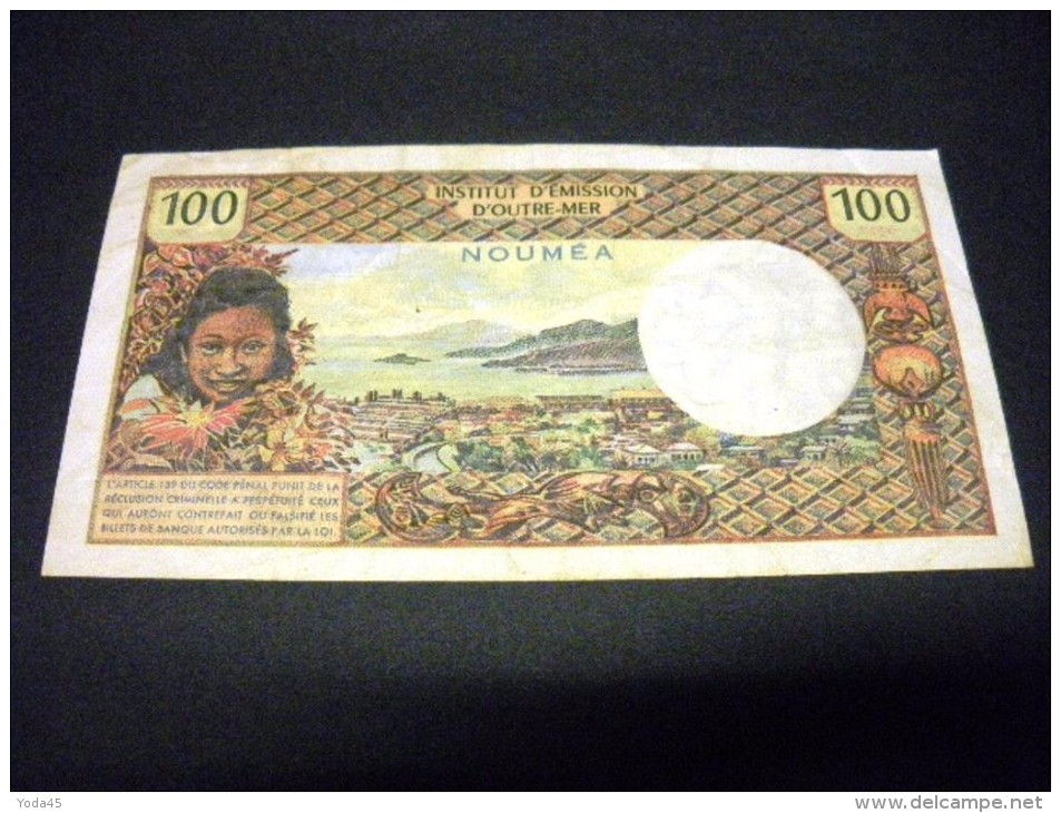 TERRITOIRE Français Du Pacifique, FRANCE ,100 Francs 1971, Pick N°63 A,FRENCH NOTE - Nouméa (Nuova Caledonia 1873-1985)