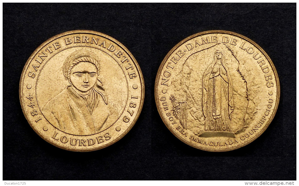 Jeton Touristique Sainte Bernadette 1844-1879. Lourdes. Monnaie De Paris - Non-datés