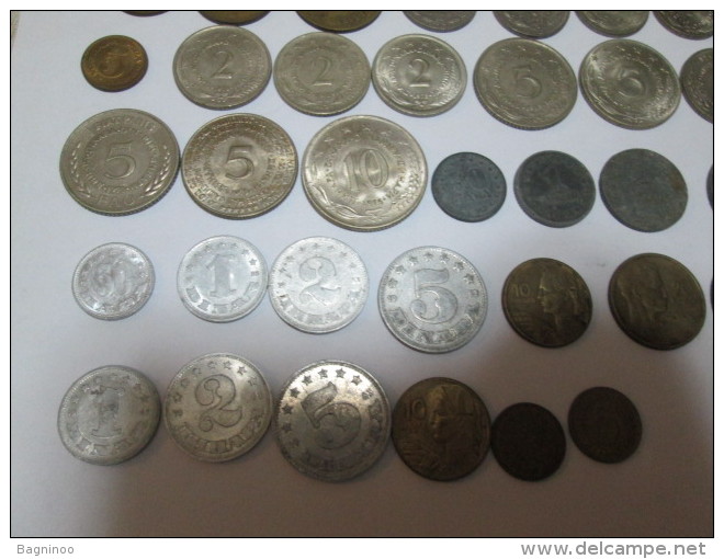 YUGOSLAVIA Large lot of 34 coins FAO 1 2 5 10 20 50 dinars and para "2"