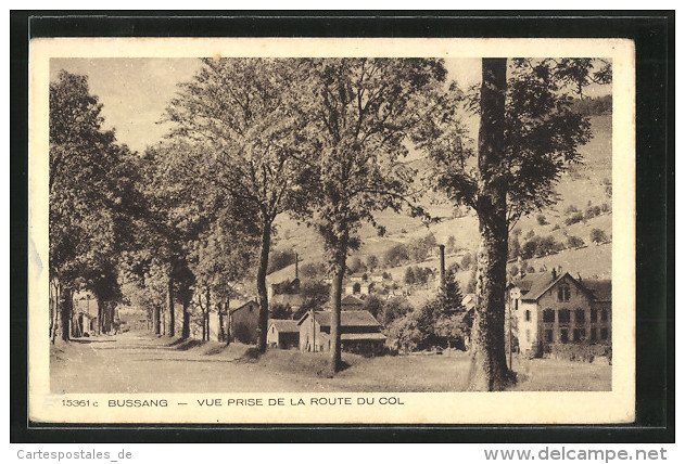 CPA Bussang, Vue Prise De La Route Du Col - Col De Bussang