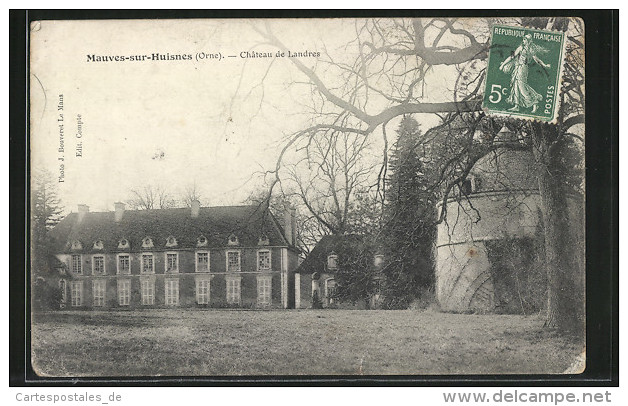 CPA Mauves-sur-Huisne, Chateau De Landres - Other & Unclassified