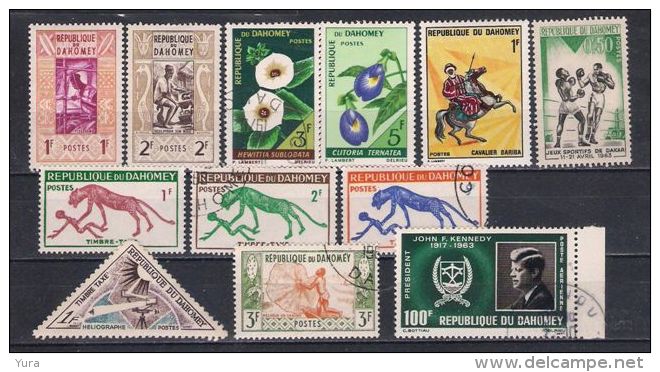 Lot 127 Benin-Dahomey Small Collection  2 Scans 30 Different MNH, Used - Benin - Dahomey (1960-...)