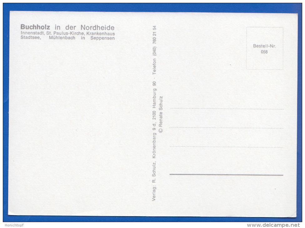 Deutschland; Buchholz In Der Nordheide; Multibildkarte Mit Krankenhaus - Buchholz