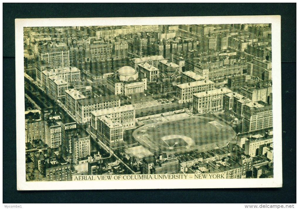 USA  -  New York  Columbia University  Unused Vintage Postcard As Scan (Lumitone) - Education, Schools And Universities