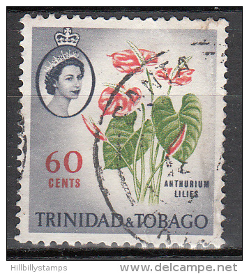 Trinidad And Tobago    Scott No.  100    Used    Year  1960 - Trinidad Y Tobago