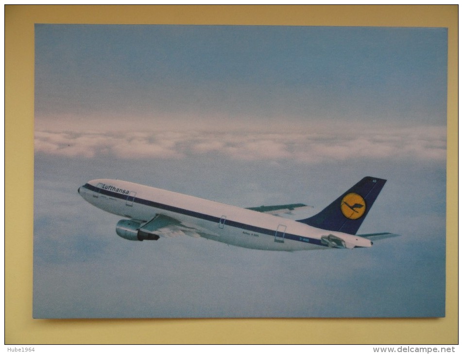 CARTE POSTALE POSTCARD AIRBUS A 300 LUFTHANSA - 1946-....: Moderne