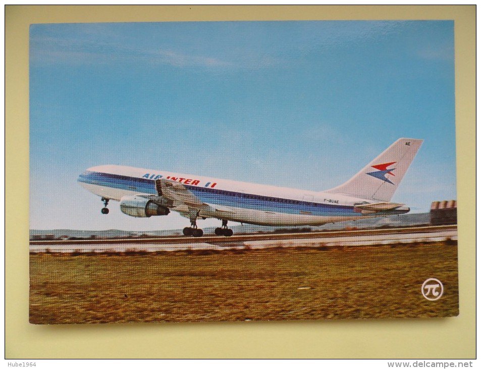 CARTE POSTALE POSTCARD AIRBUS A 300 B2 AIR INTER - 1946-....: Moderne