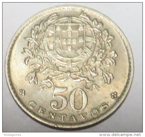 50   CENTAVOS    PORTUGAL - 1965    -- 2 Scans - Portogallo