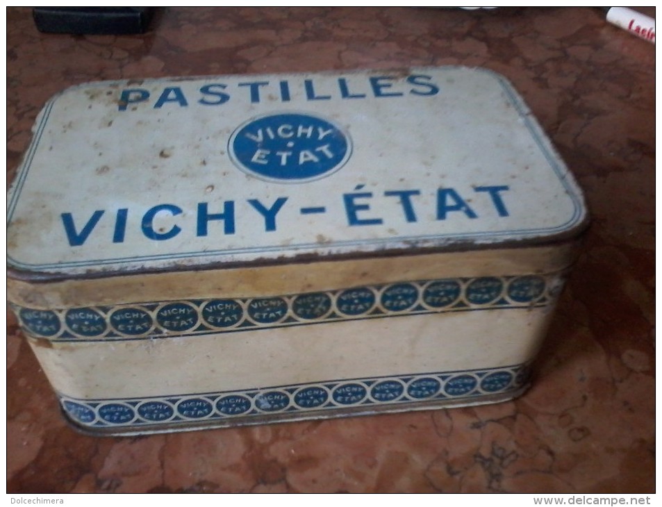 FRANCIA SCATOLA VINTAGE PASTILLES VICHY ETAT - Altri & Non Classificati