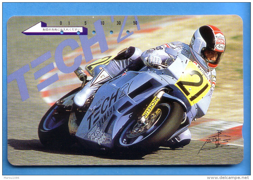 Japan Japon Telefonkarte Phonecard Télécarte  - Motorbike Motorrad Motorcycle - Motos