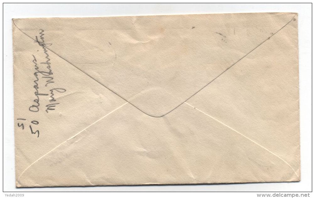 South Africa/USA AIRMAIL COVER 1949 - Poste Aérienne