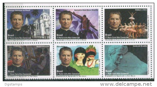 Brasil 2015 ** Bicentenario Nacimiento De Don Bosco. See Desc. - Unused Stamps