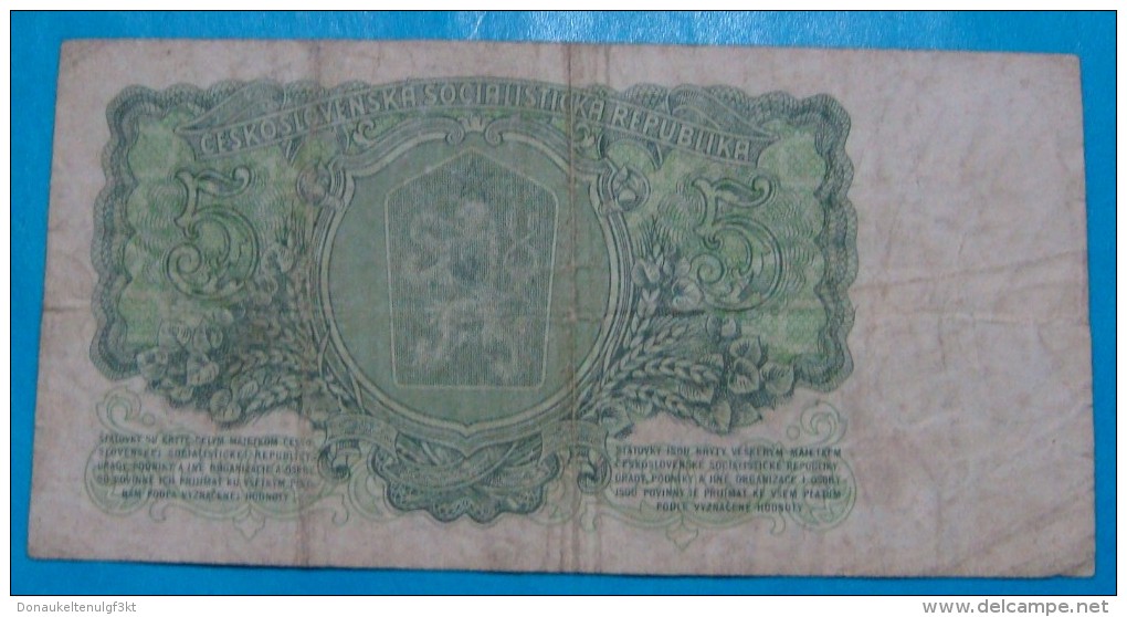 CZECHOSLOVAKIA 5 KORUN 1961, VF - Cecoslovacchia