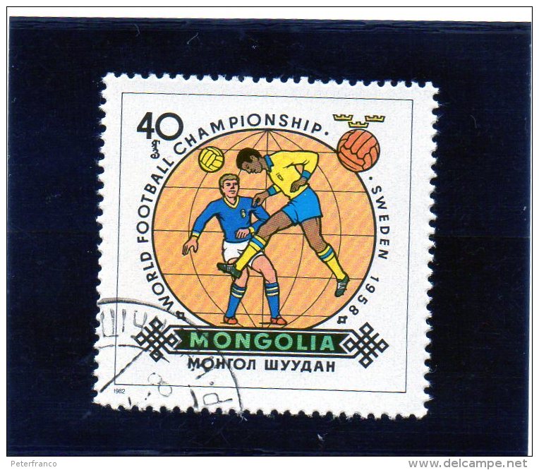 1958 Mongolia - Campionati Mondiali In Svezia - 1958 – Suecia